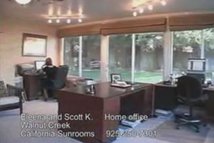 Home Office Sunroom in Walnut Creek, CA